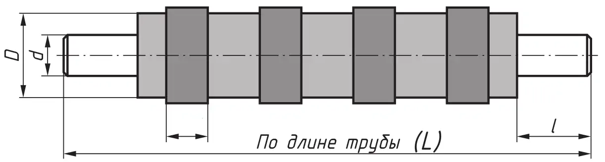 Схема Труба эсв(Оцинк) 377х8/500 ППУ-ПЭ-Усил